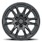 Icon Vehicle Dynamics ICON ALLOYS VECTOR 6 SAT BLK - 17 X 8.5 / 6 X 5.5 / 0MM / 4.75'" BS 2417858347SB - alternate 3
